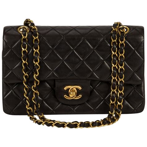 chanel bag black gold - black chanel bag gold hardware.